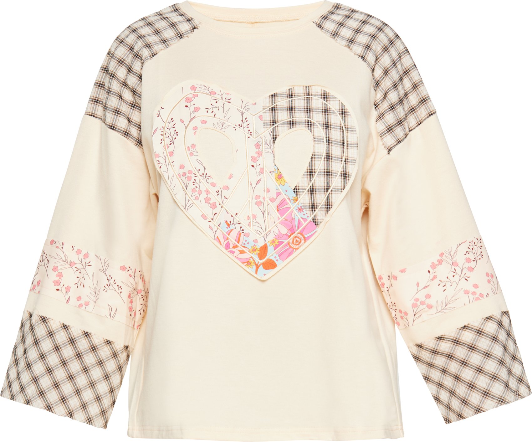 usha Bluse Frauen Beige