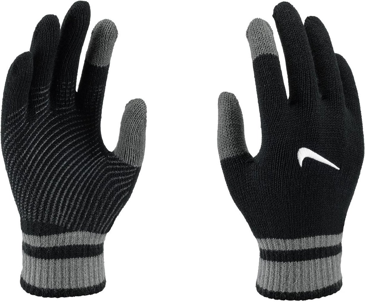 Nike - "Y" Handschuhe für Herren, Jerseyware, Mit Silikon-Noppen (Schwarz)