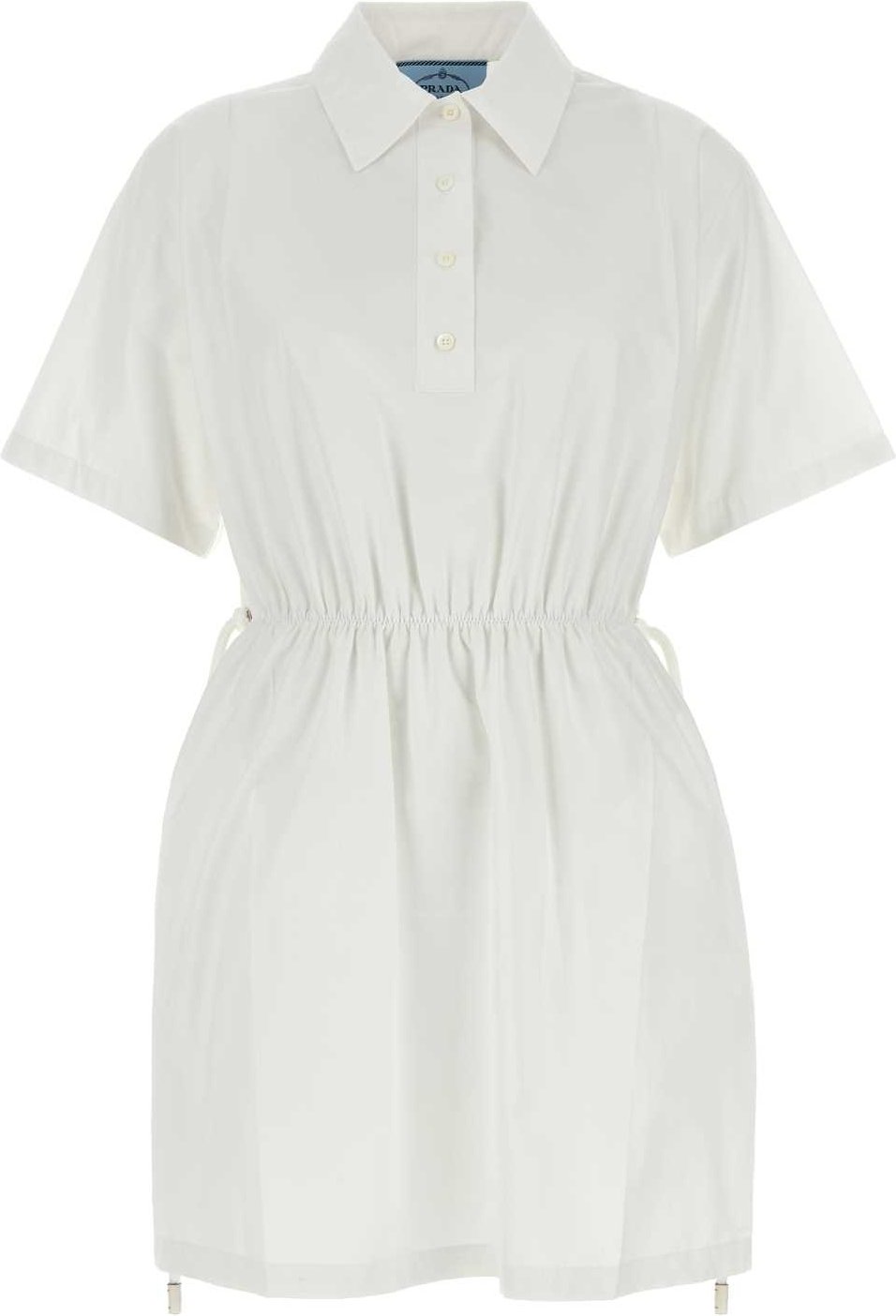 Weißes Popeline Hemdkleid