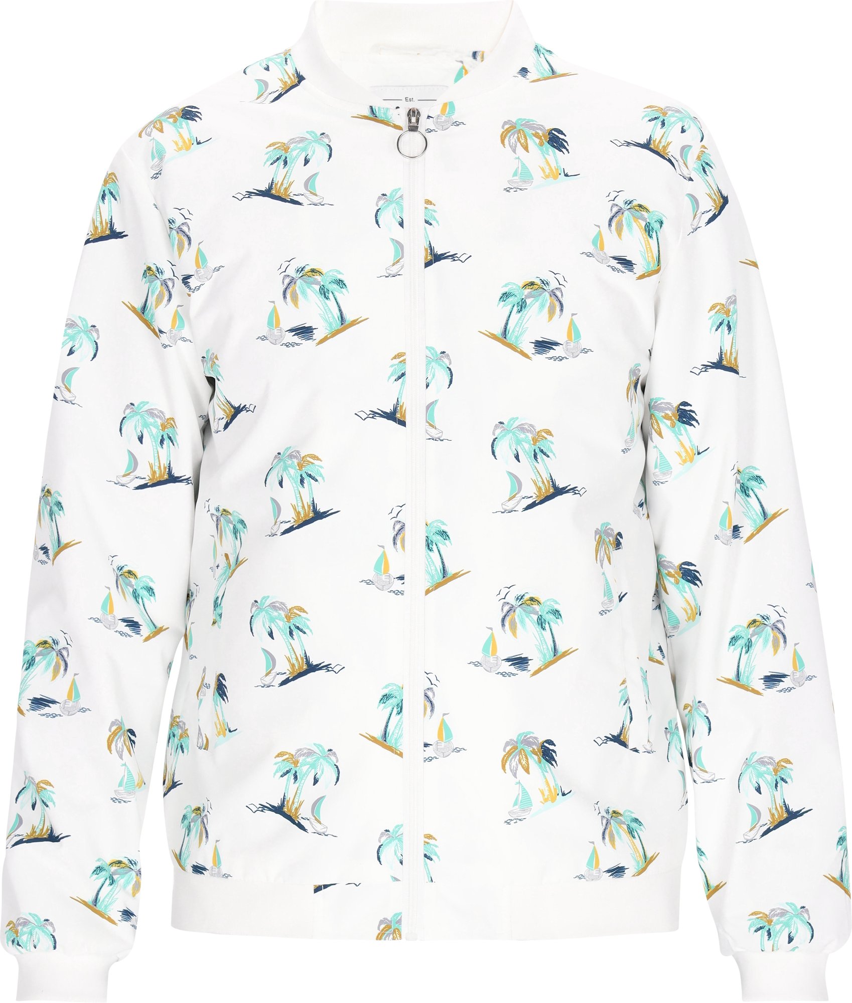 Mo Jacke Männer cremeweiß mehrfarbig