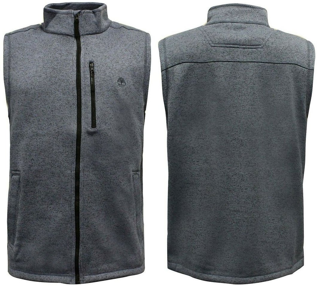 Timberland Reißverschluss ärmellose graue Männer BodyWarmer Gilet 7600J 912