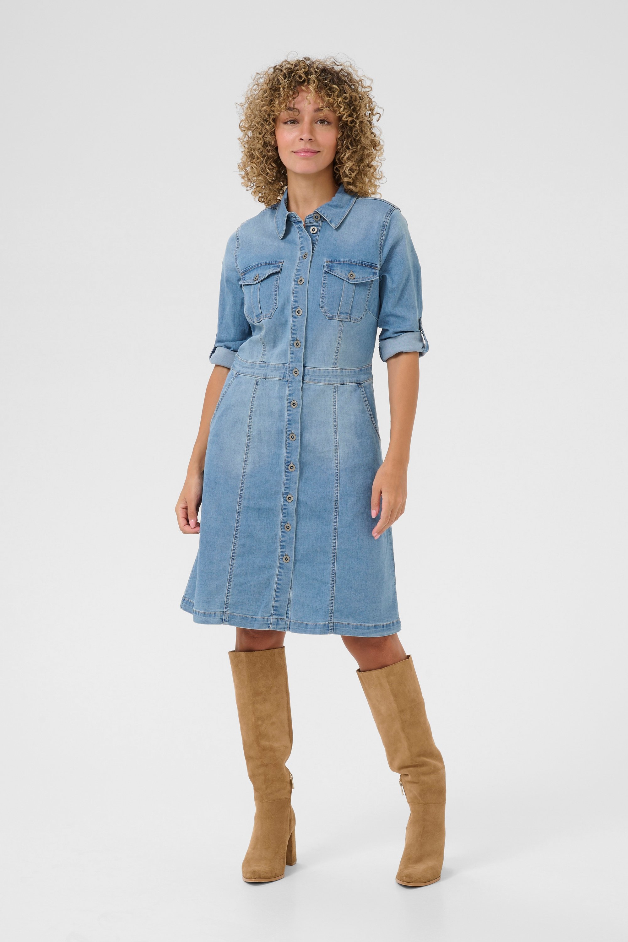 Denimkleid Feminine blue