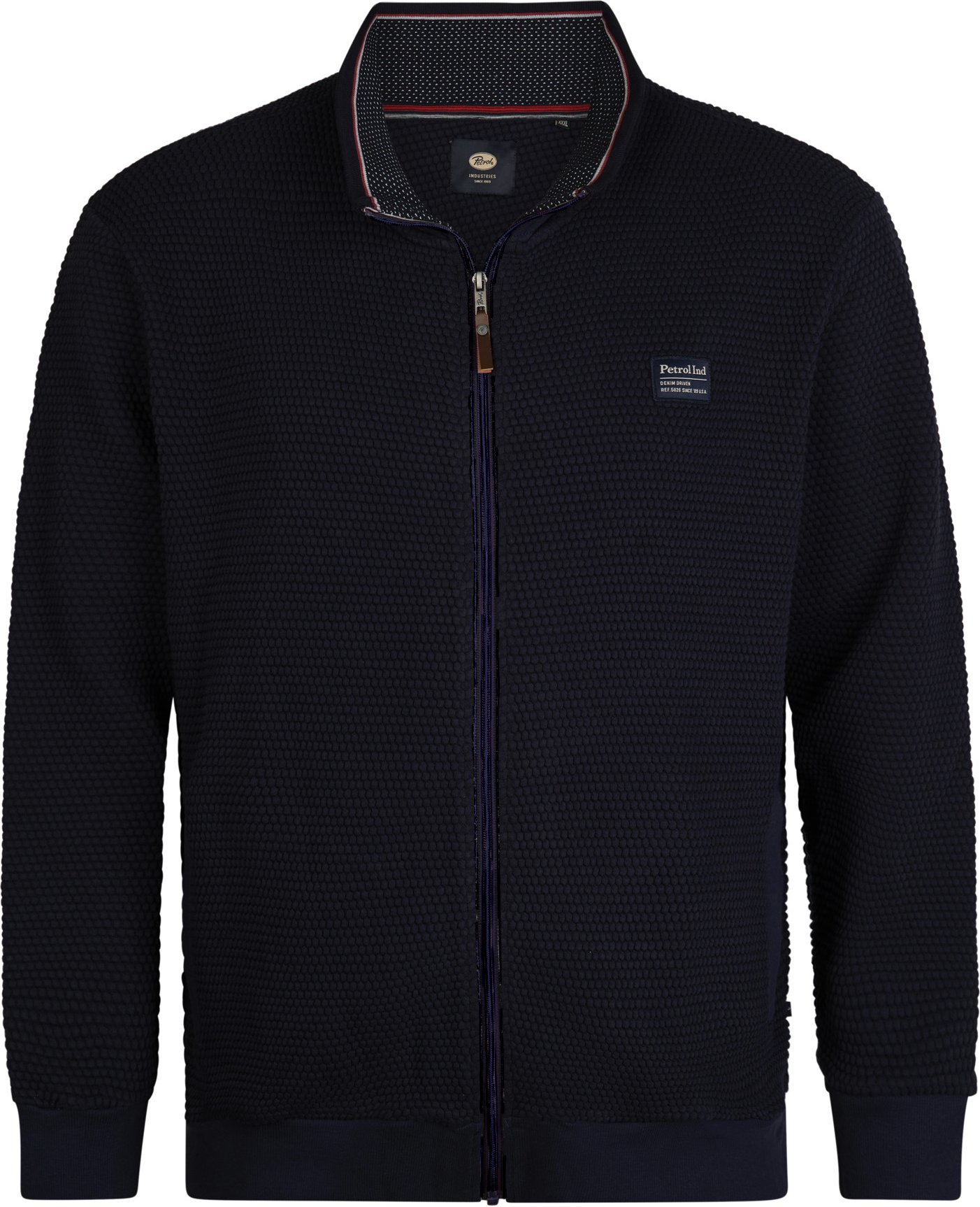 Petrol Industries - Lässiger Cardigan in Plus Size Sitka Herren - Blau
