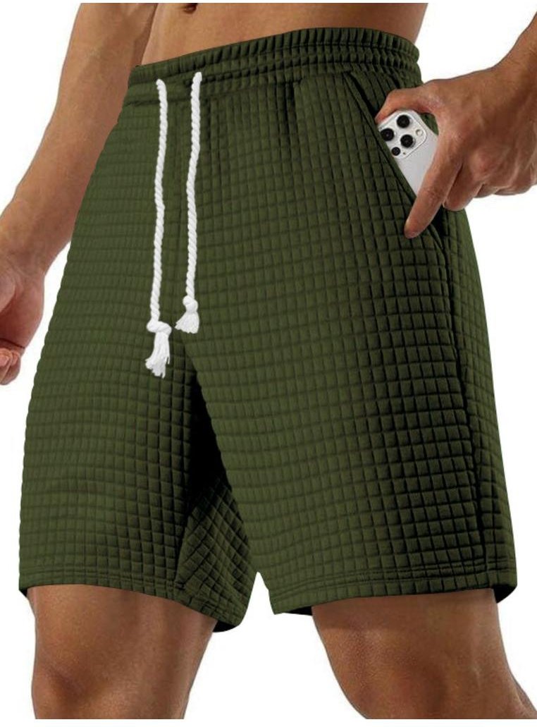 Thumbnail - Herren Shorts in Übergröße mit Kordelzug und Struktur