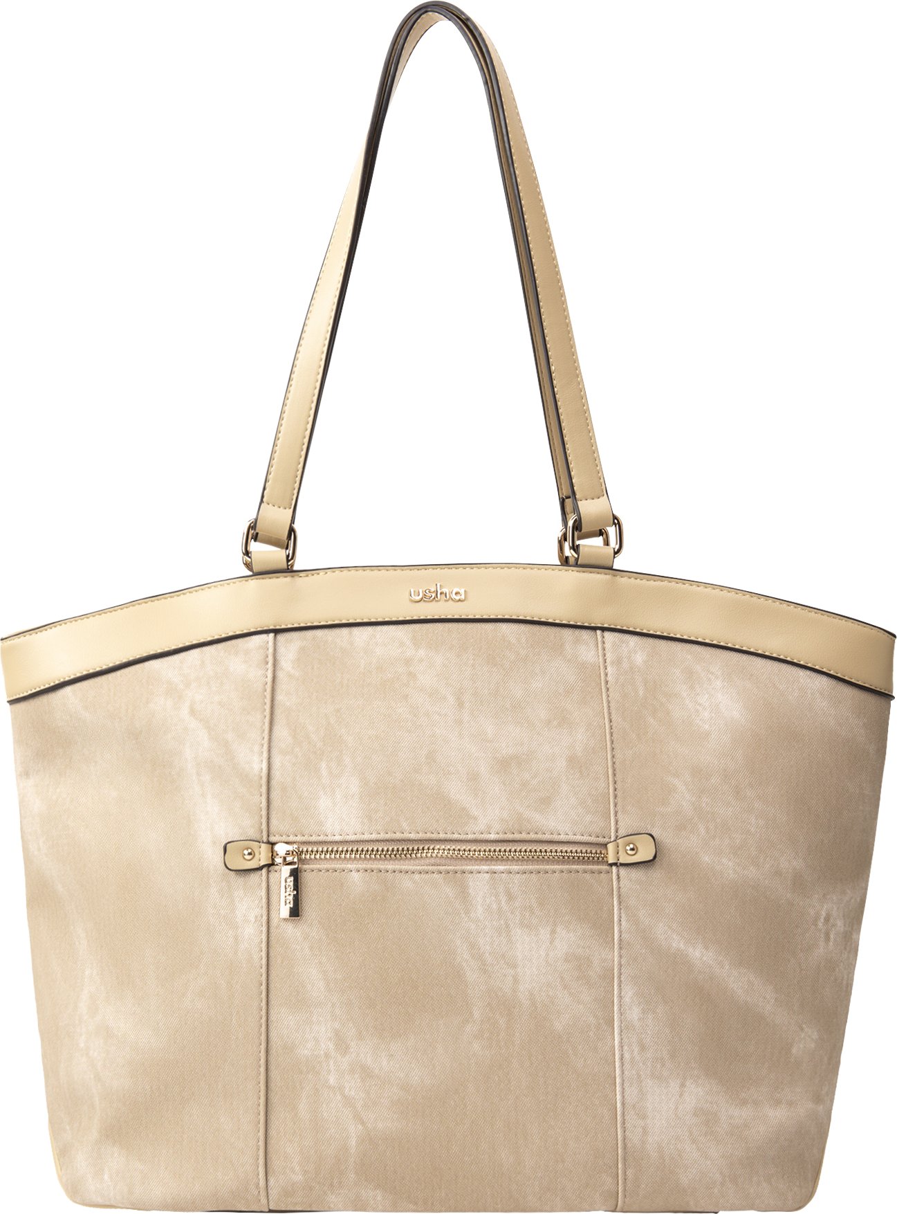 usha Shopper-Tasche Damen Kamel