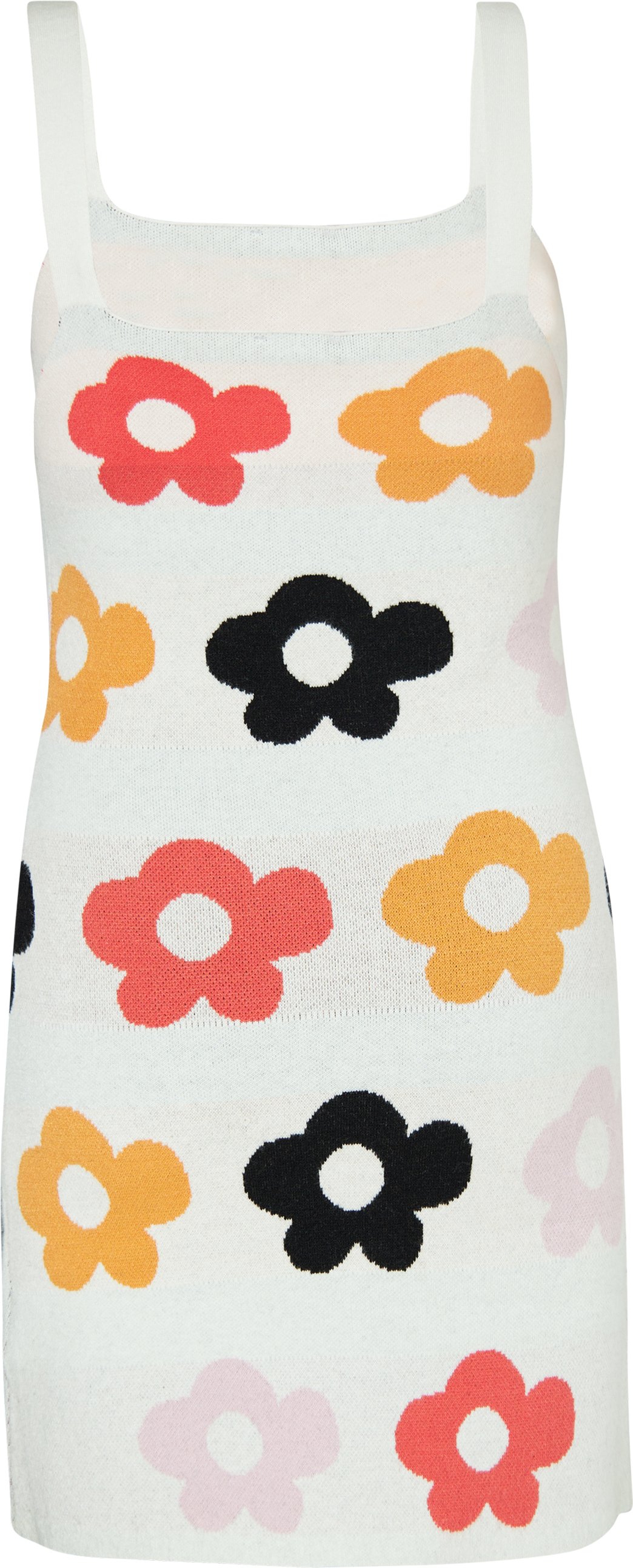 Mymo Kleid Frauen Weiss Mehrfarbig