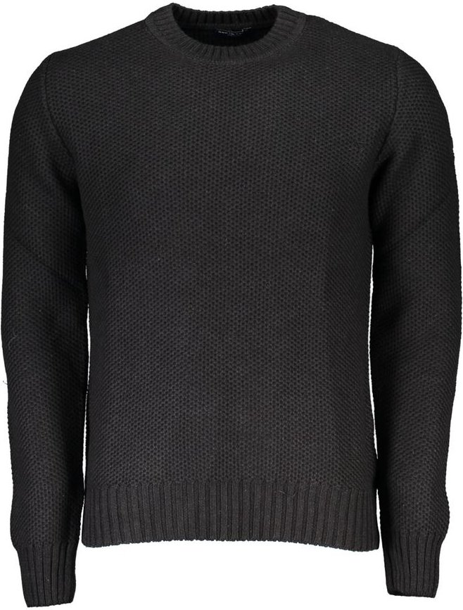 Waffelstrick Rundhals-Pullover