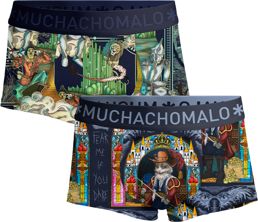 Muchachomalo Herren Boxer Shorts - 2er Pack - Herren Unterwäsche