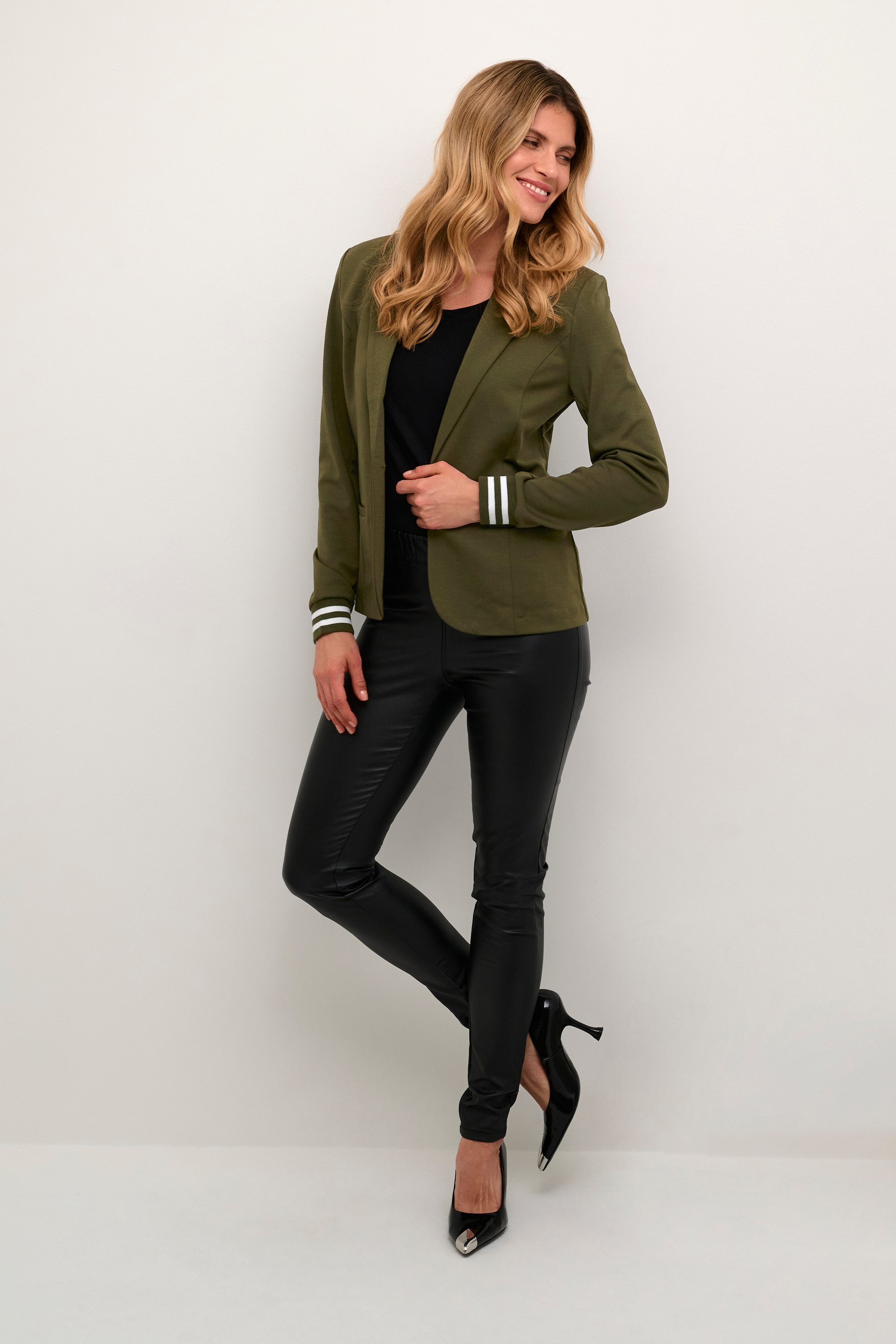 Blazer Regular fit dark green