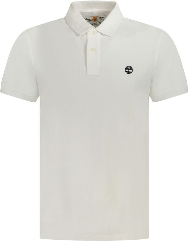 Timberland Weißes Baumwoll-Polohemd für Herren