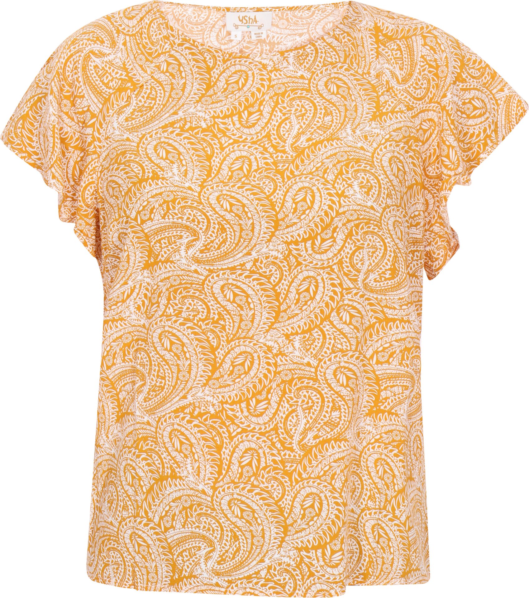 Thumbnail - usha Bluse Frauen gelb weiß