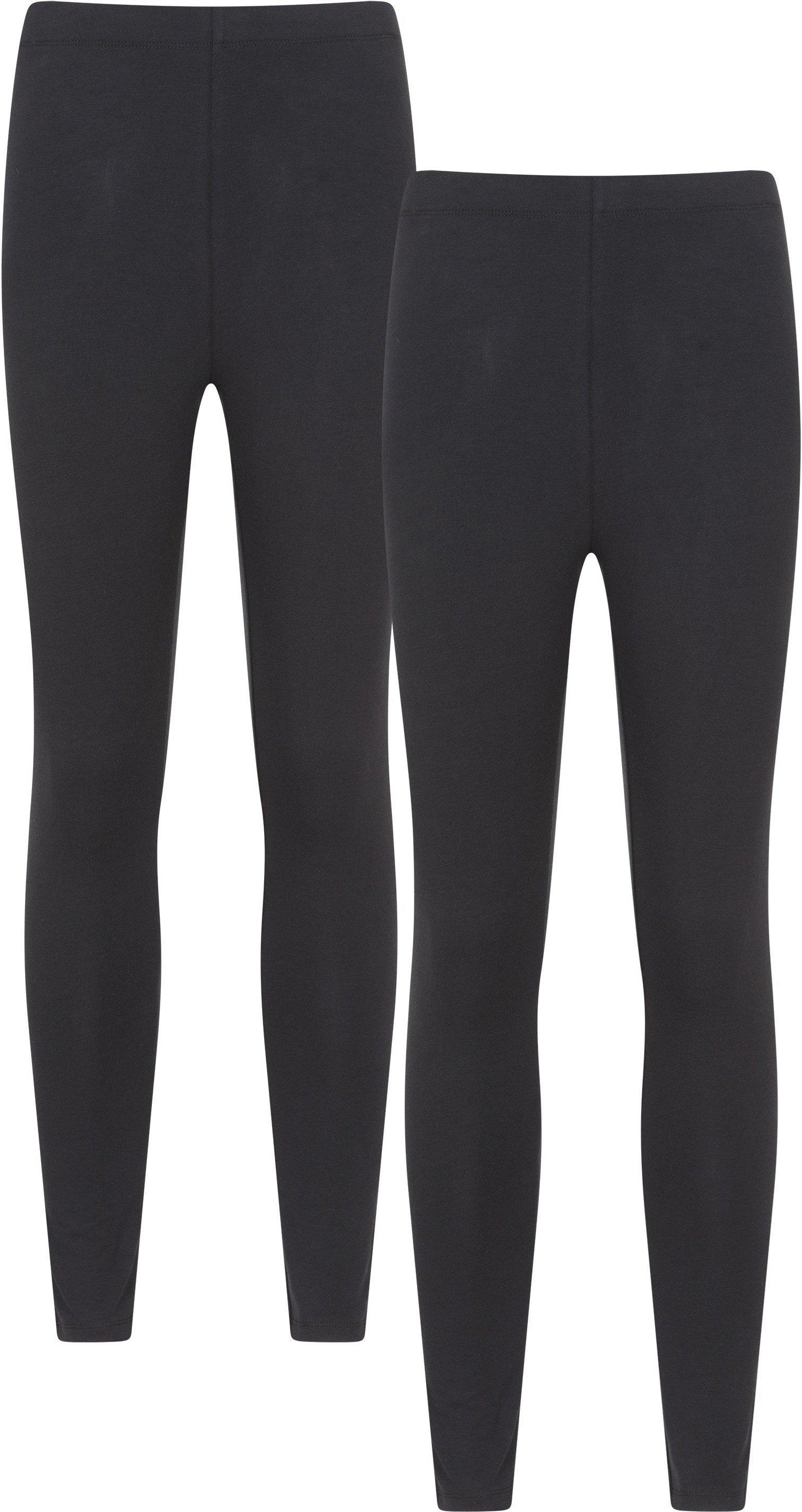 Mountain Warehouse - Leggings 2er-Pack für Damen (Pechschwarz)