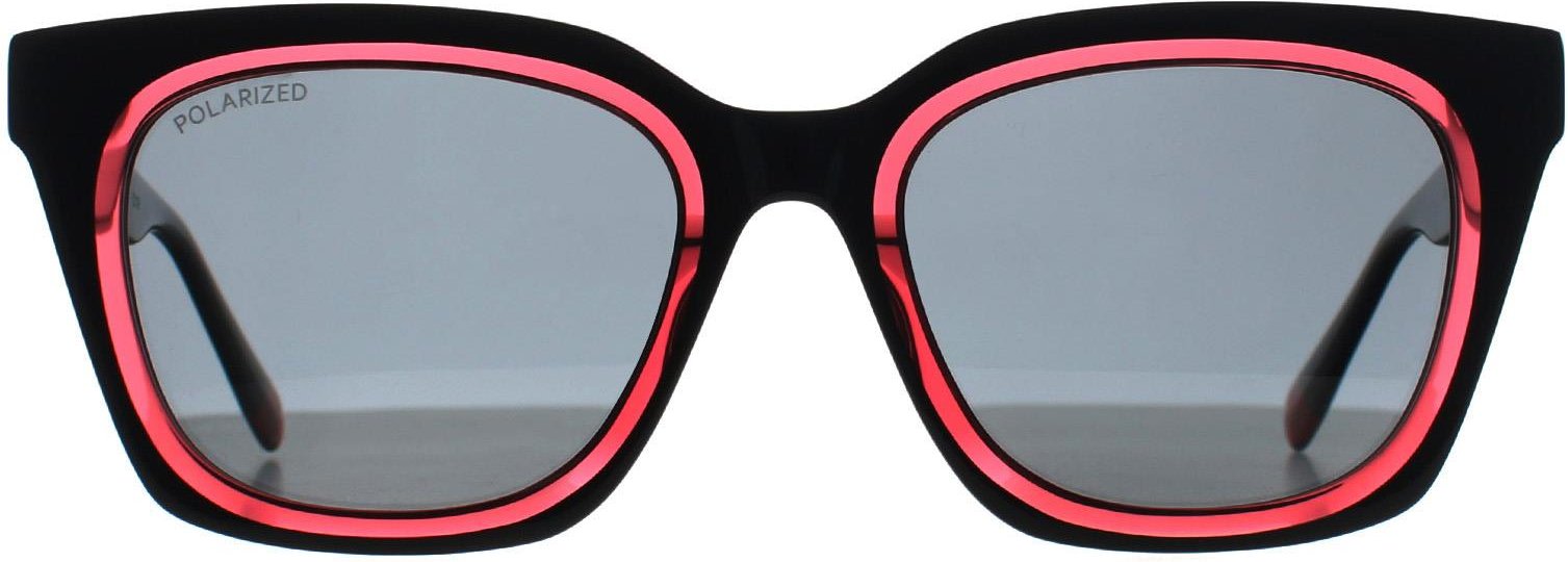 Benetton Square Womens Solid Schwarz Rosa Dunkelgrau BE5086