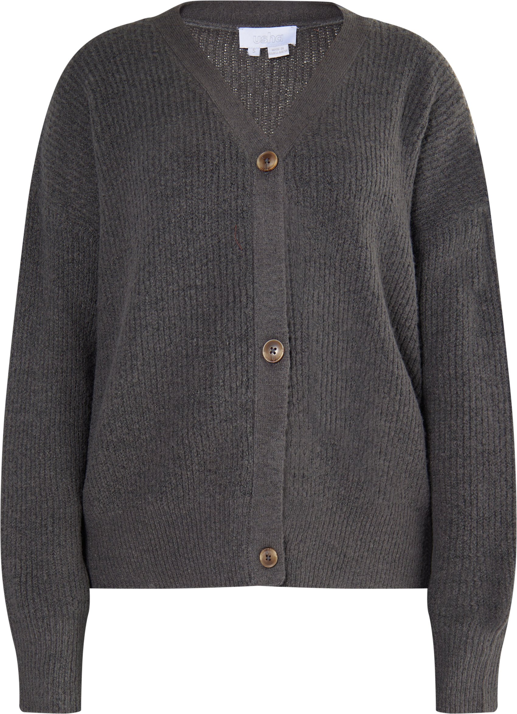 usha Strickcardigan Damen Anthrazit