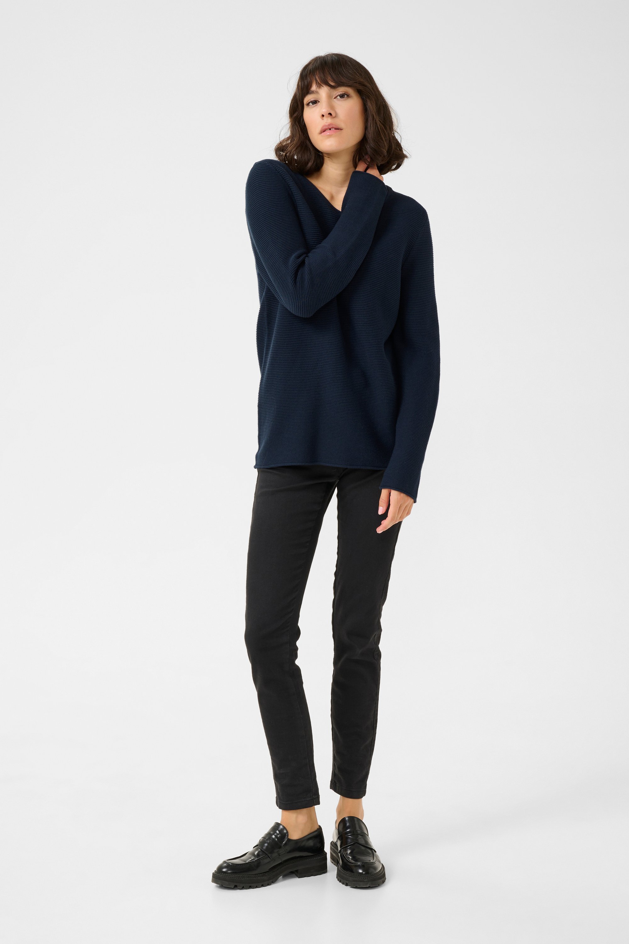 Thumbnail - Strickpullover Regular fit dark blue