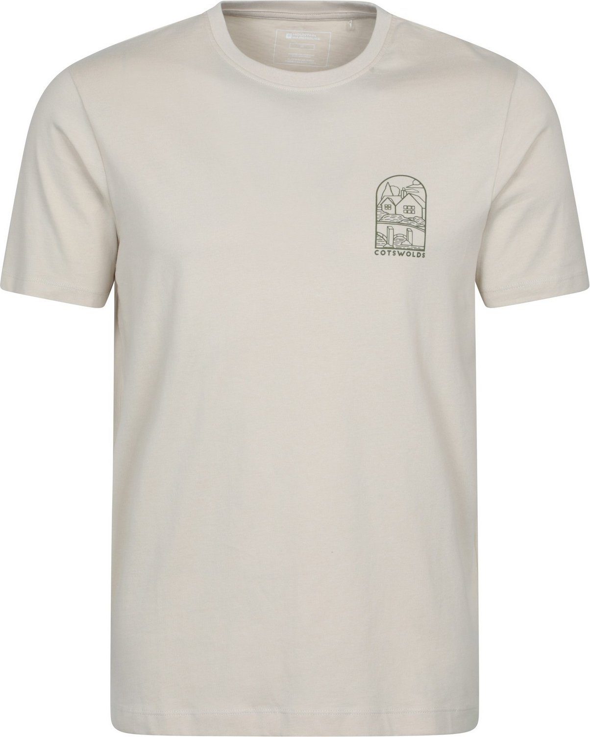 Mountain Warehouse - "Cotswold" T-Shirt für Herren kurzärmlig (Naturweiß)