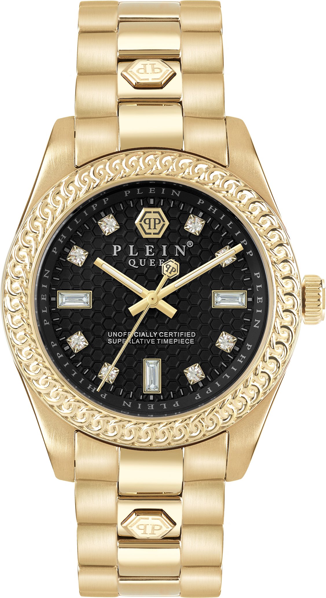 Philipp Plein Queen Damen Gold Uhr PWDAA0621