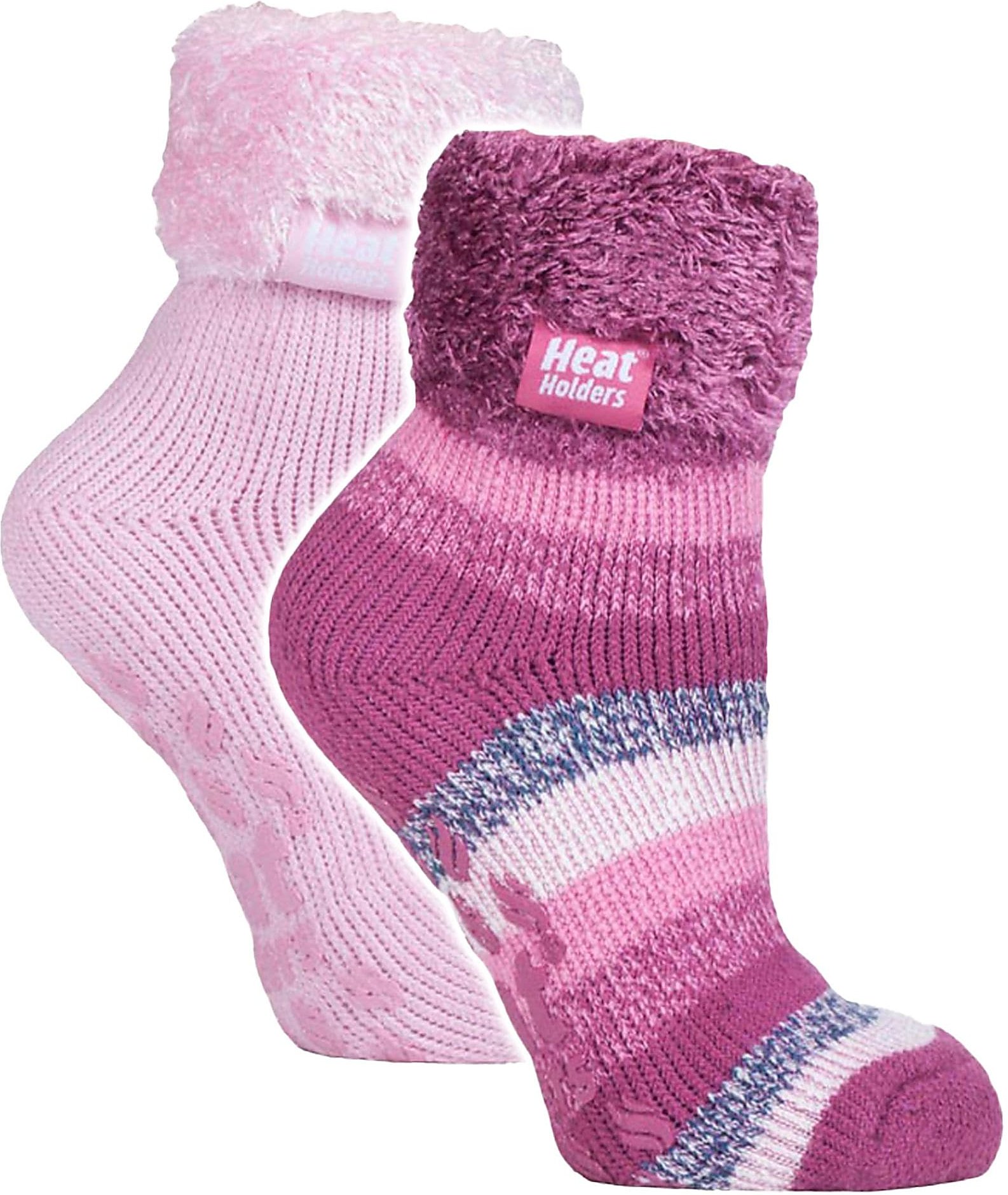 Thumbnail - 2er-Pack Damenweiche Lounge-Socken mit Grip