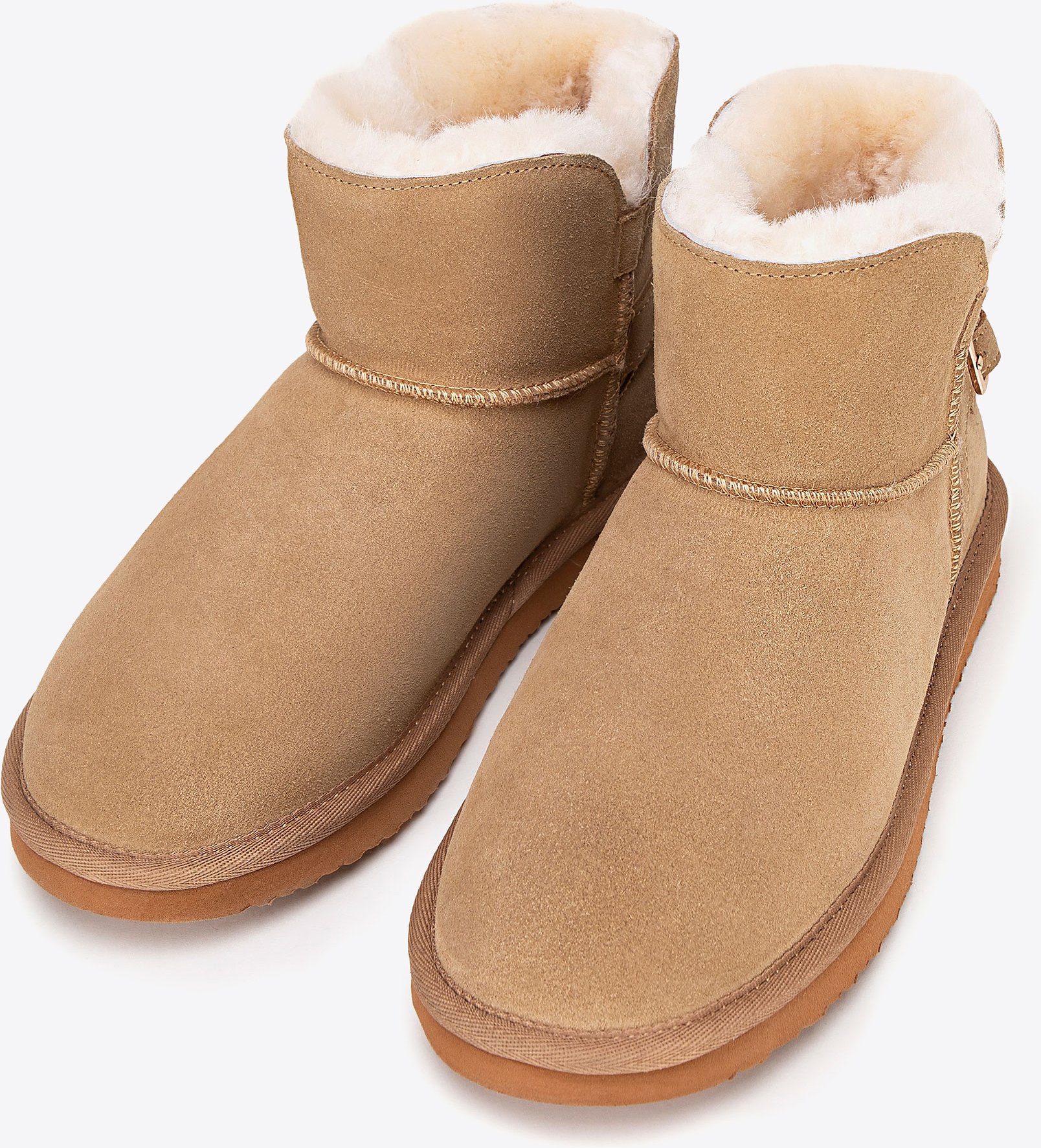 Wittchen Damen-Ankle-Boots aus Wildleder mit Schnalle