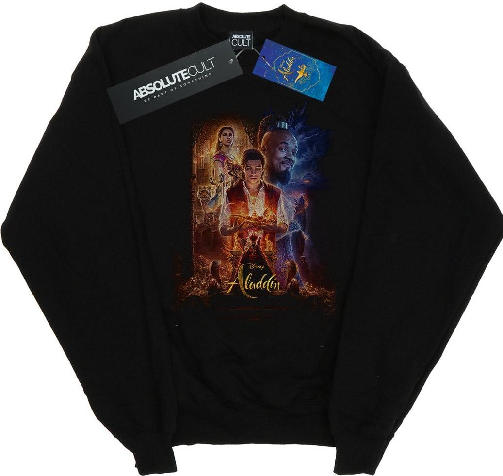Disney - "Aladdin Movie Poster" Sweatshirt für Damen (Schwarz)