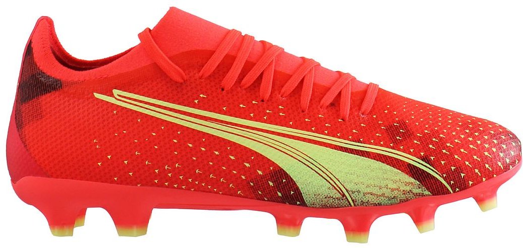 Puma Ultra Match FG/Ag Red Mens Football Stiefel