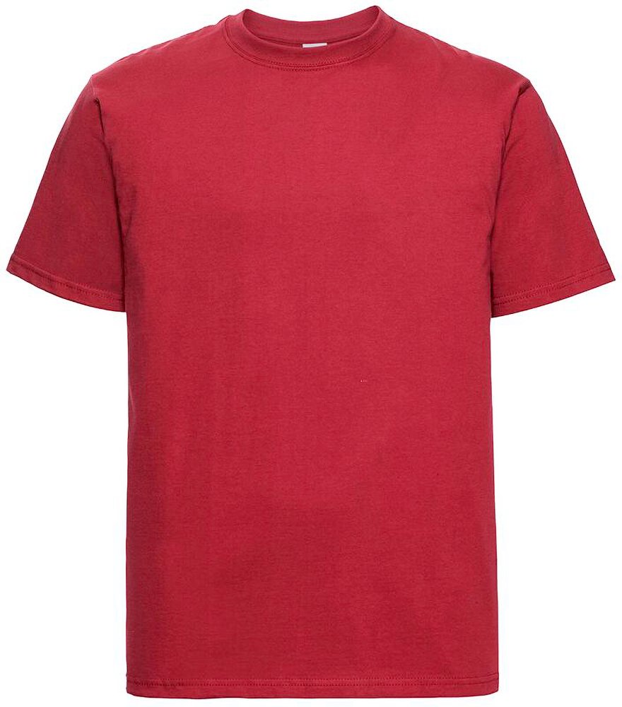 Russell Europe Herren T-Shirt, Kurzarm (Rot)