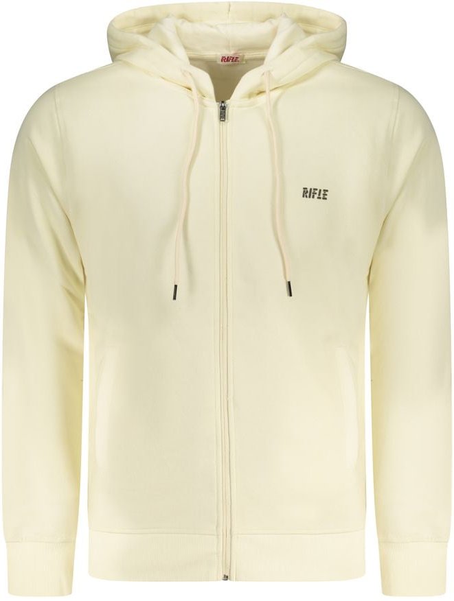 Rifle Weißer Baumwoll-Herren Hoodie Sweatshirt