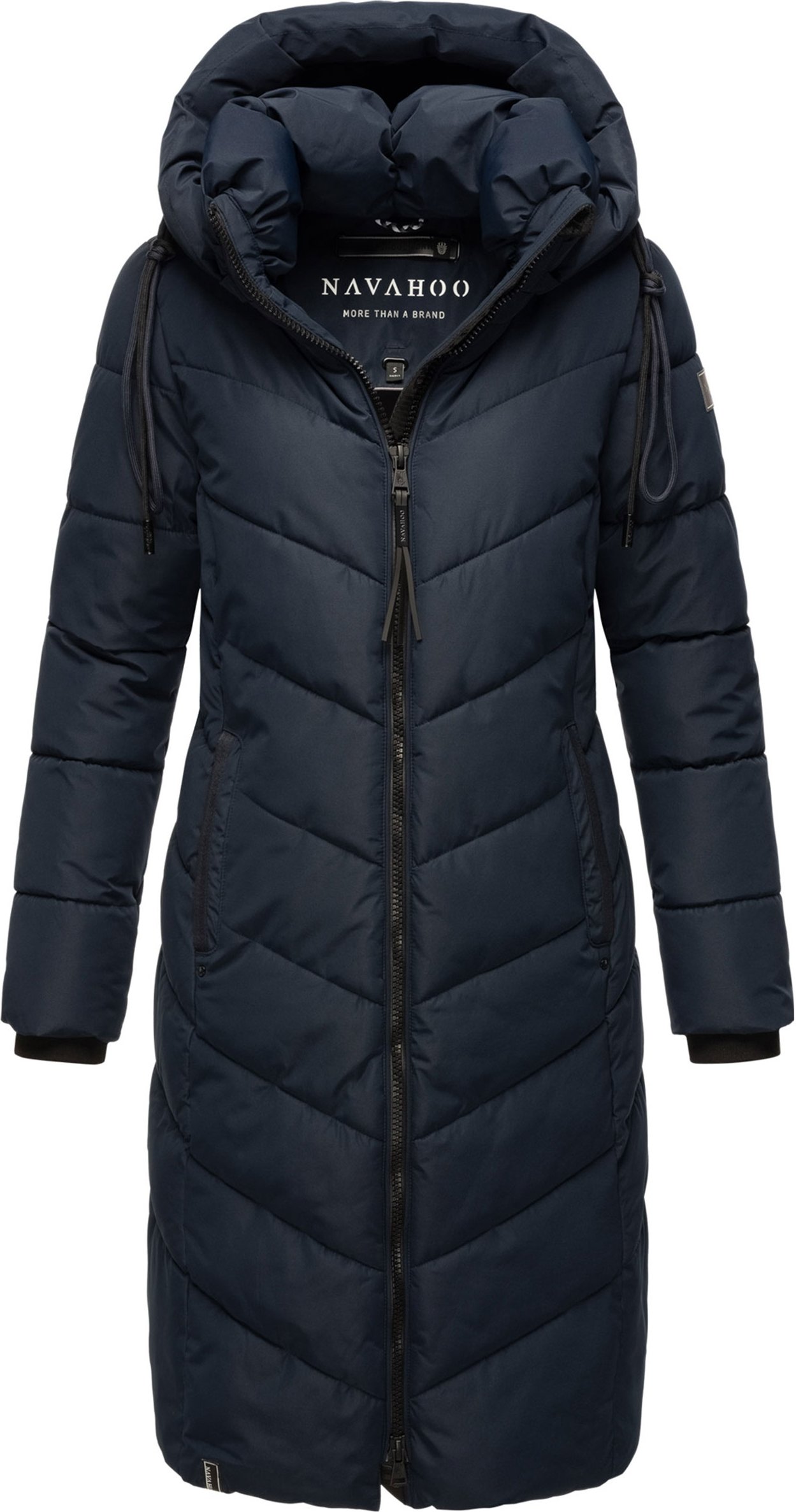 Navahoo Damen Winterjacke Sahnekatzii – Lang & Extra Warm