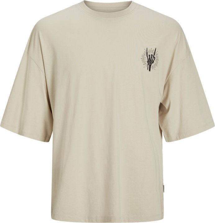 Jack & Jones Charge Oversize Fit Tee Beige
