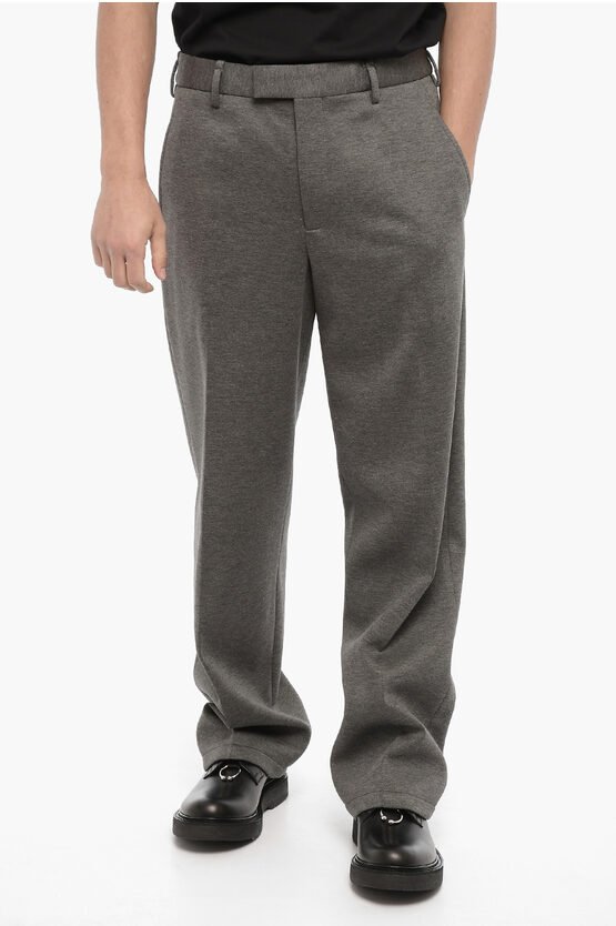 Gerade geschnittene LIAM-Hose in Grau mit lockerer Passform