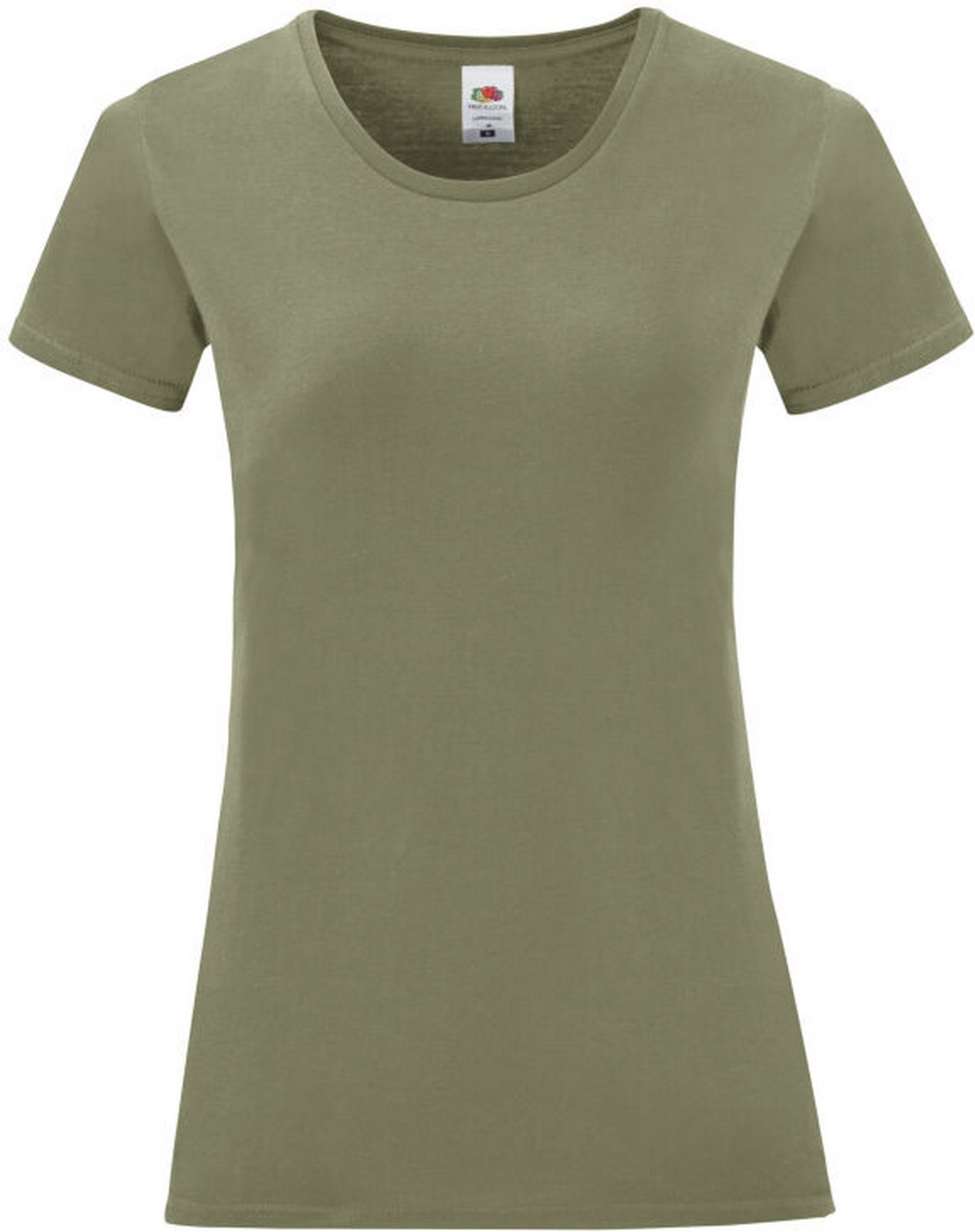 Fruit of the Loom - "Iconic" T-Shirt für Damen (Klassisch Olivgrün)