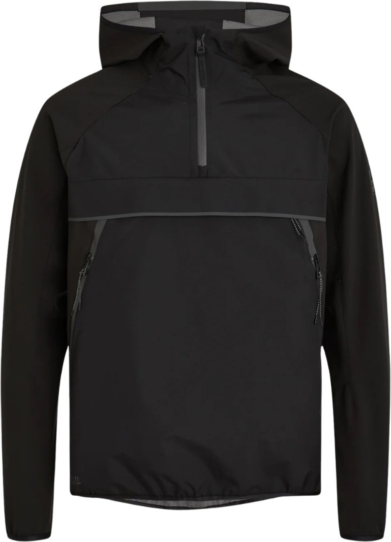 Belstaff Airside Pullover mit halbem Reißverschluss Schwarz Jacke