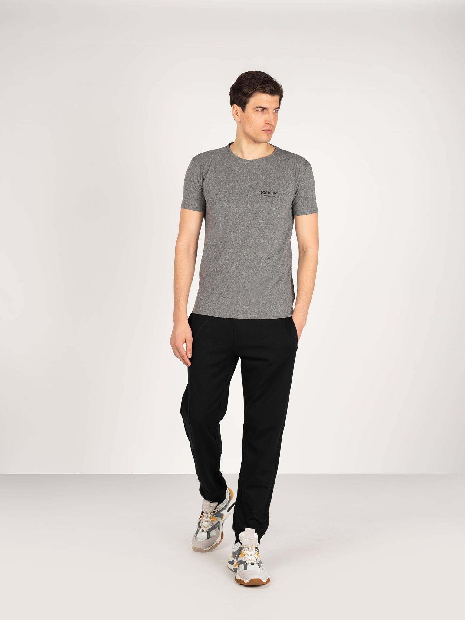 Iceberg T-shirt C-Ausschnitt Herren Grau