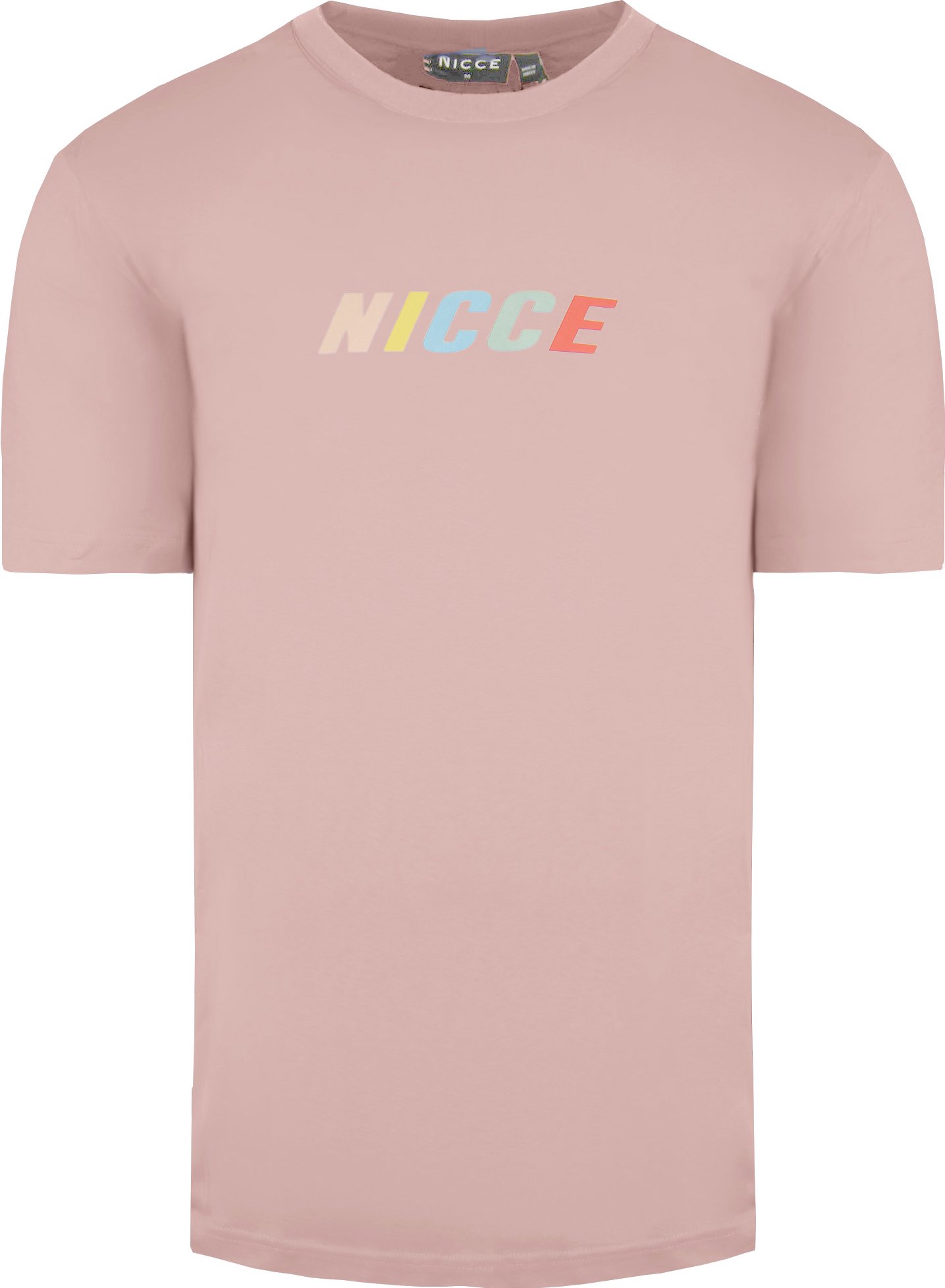 Nicce Round Neck Kurzarm rosa Herren Myriad T-Shirt 211 1 09 09 0339