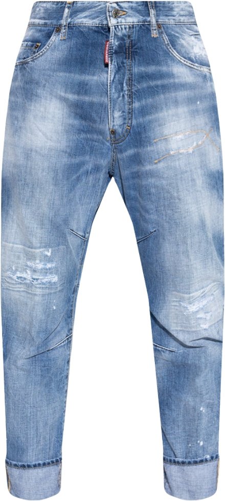 Dsquared2 - Tailored Combat Jeans - Blaue Jeanshose