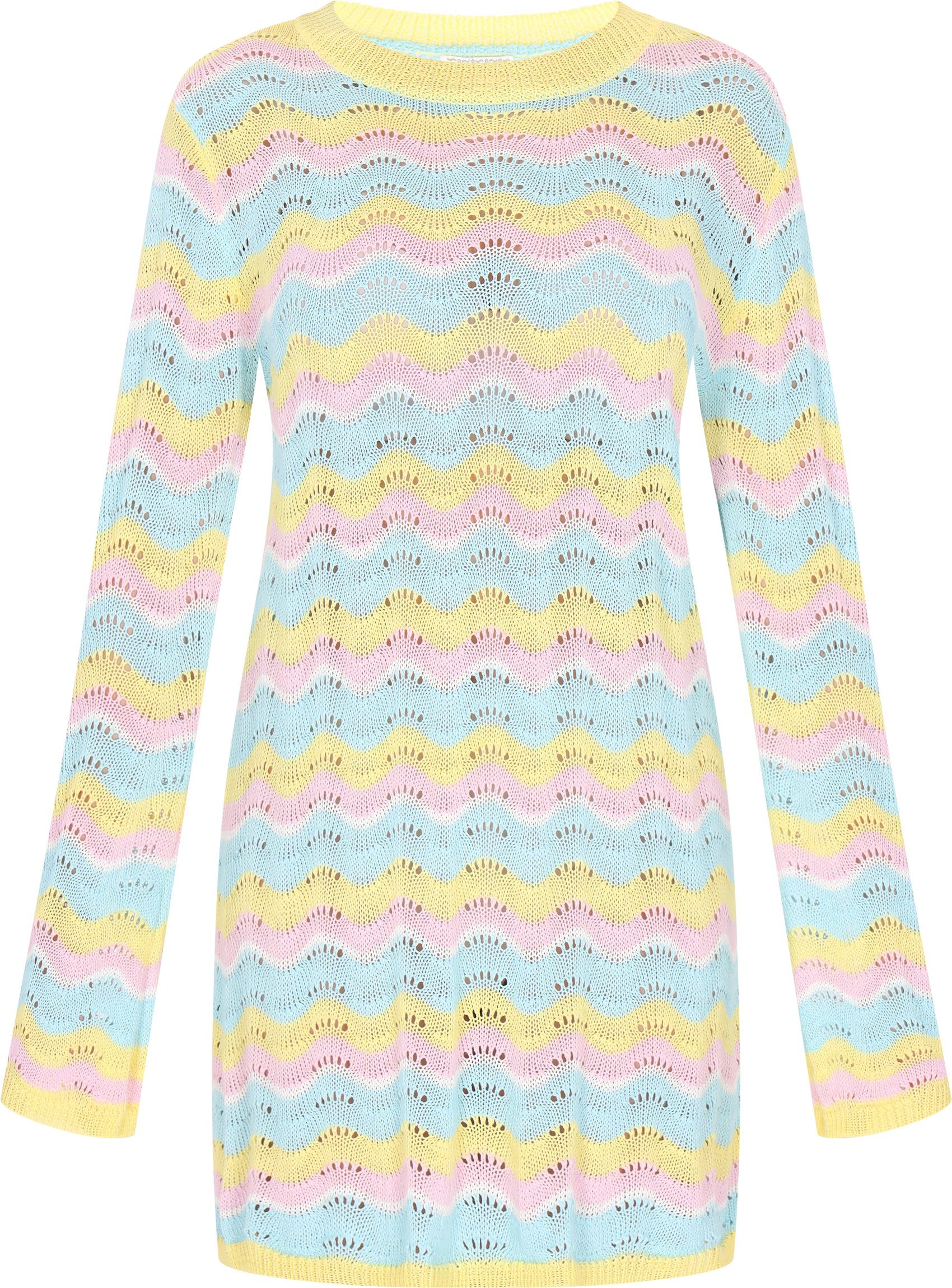 Thumbnail - IZIA Kleid Frauen gelb mehrfarbig