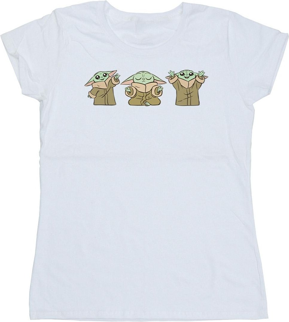 Star Wars - "The Mandalorian" T-Shirt für Damen (Weiß)