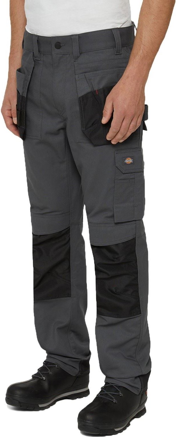 Dickies Multi-Pocket Utility Polyester Herren Arbeits Hose Grau