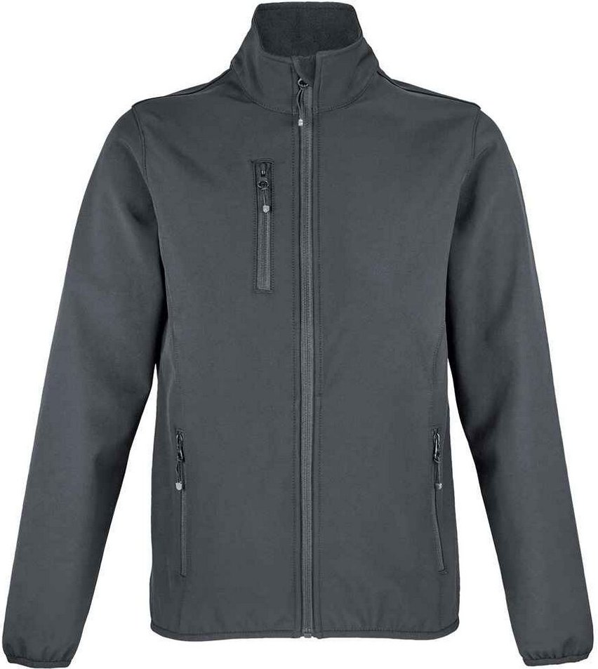 SOLS Womens/Ladies Falcon Softshell Recycled Soft Shell Jacket (Holzkohle)