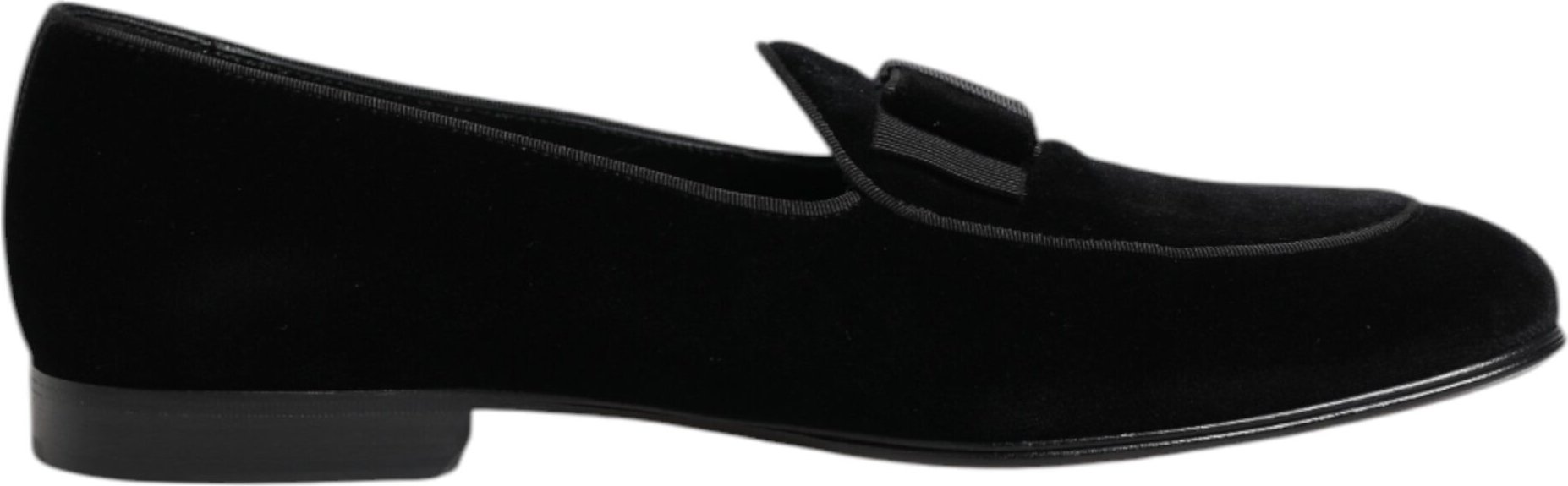 Samt Schleifen Akzent Slipper