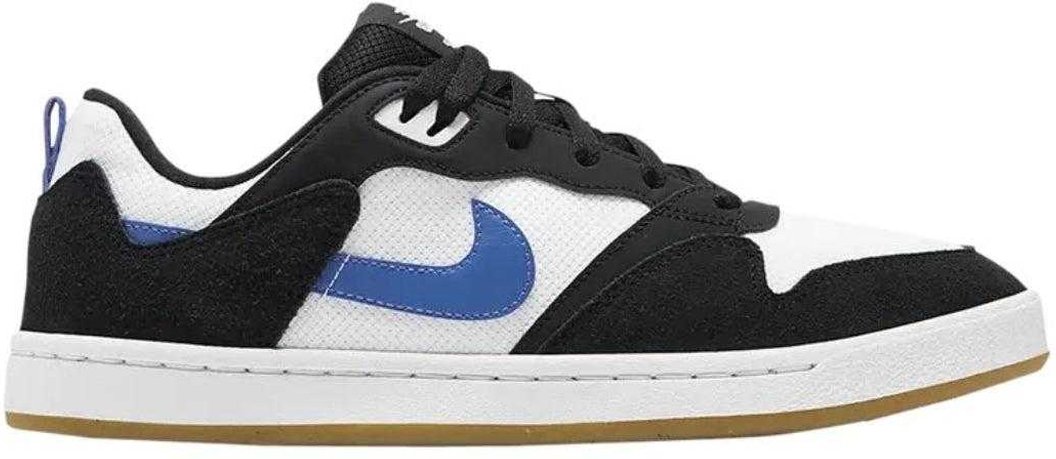 Nike - "SB Alleyoop" Sneaker für Herren, Wildleder (Schwarz/Weiß/Blau)