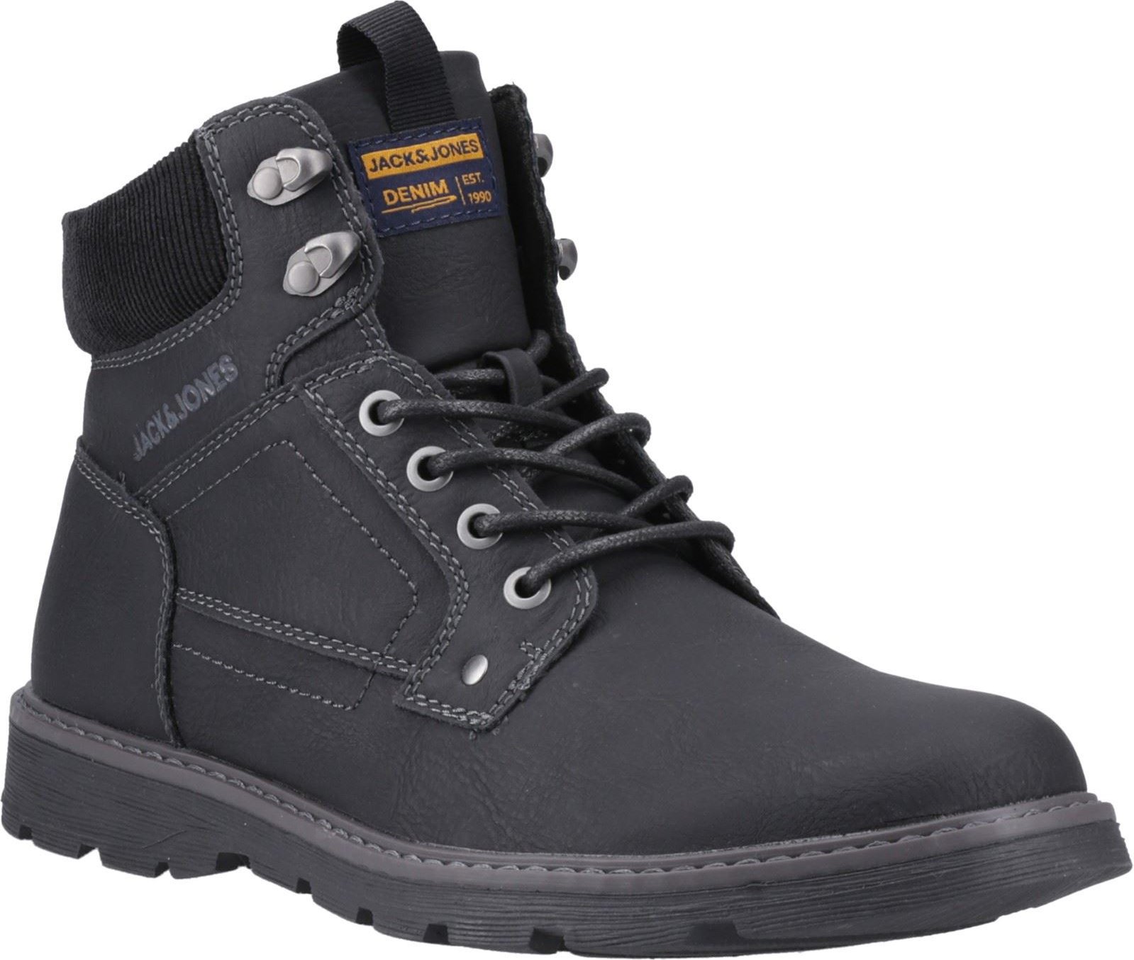 Jack & Jones Stratford Polyurethan-Stiefel für Männer in Anthrazit