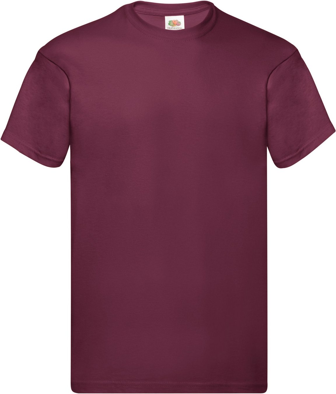 Fruit of the Loom - "Original" T-Shirt für Herren (Burgunderrot)