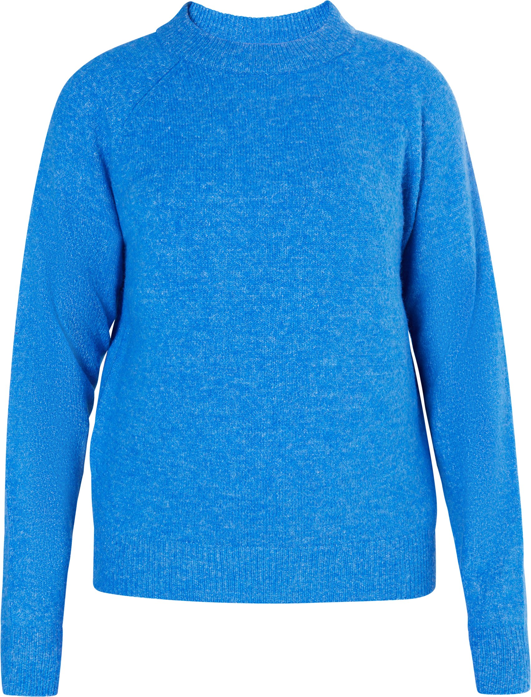 Mymo Strickpullover Damen Himmelblau