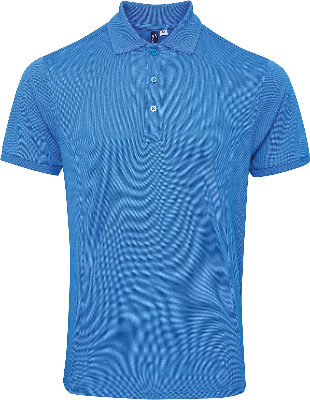 Premier Mens Coolchecker Plus Pique Polo mit CoolPlus (Sapphire)