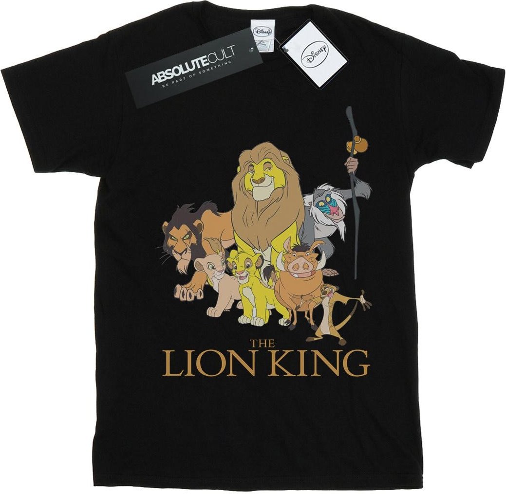 Disney - "The Lion King" T-Shirt für Mädchen (Schwarz)