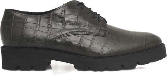 Krokodilprägung Leder Slipper