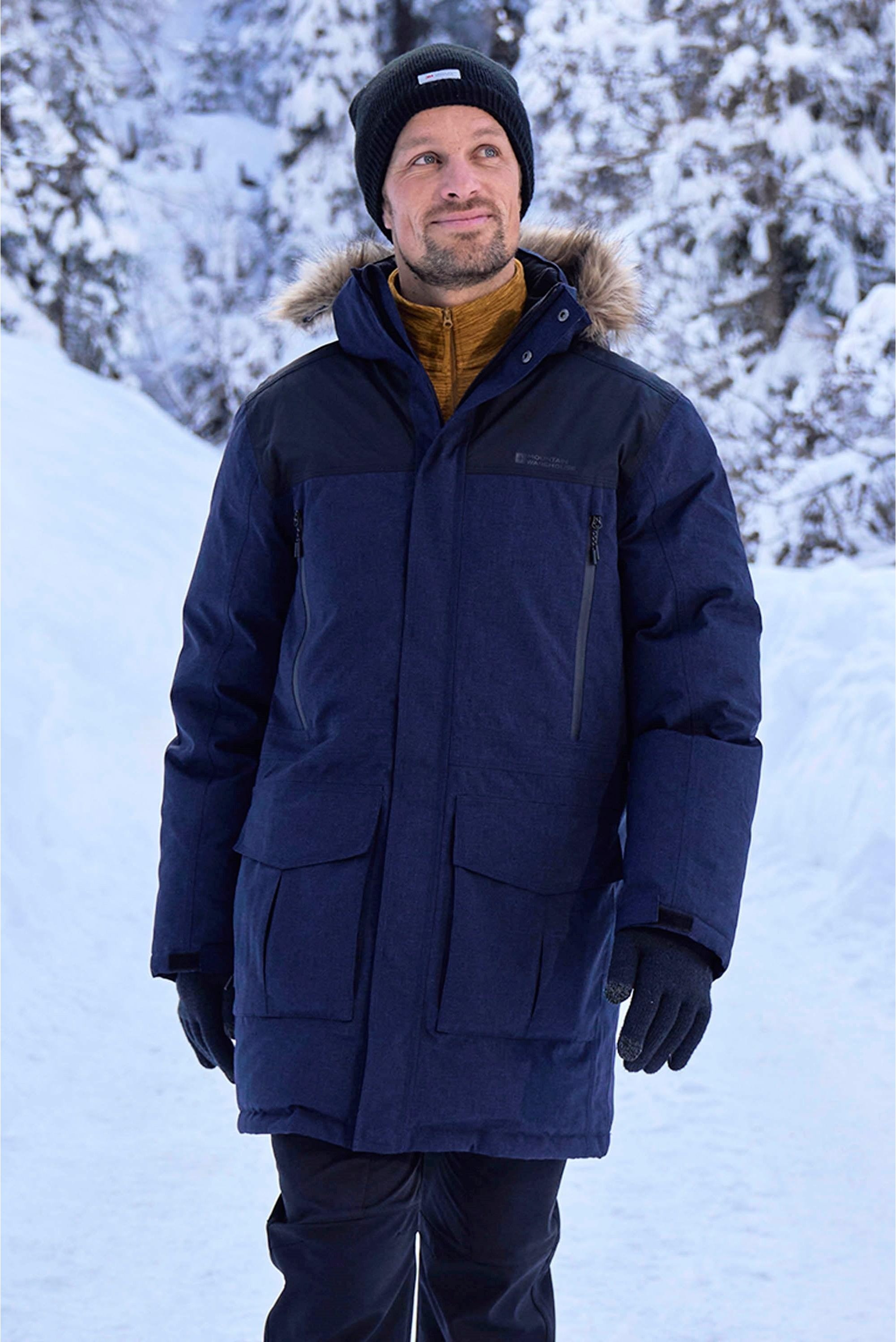 Mountain Warehouse - "Antarctic Extreme" Jacke, wasserfest für Herren (Dunkelblau)