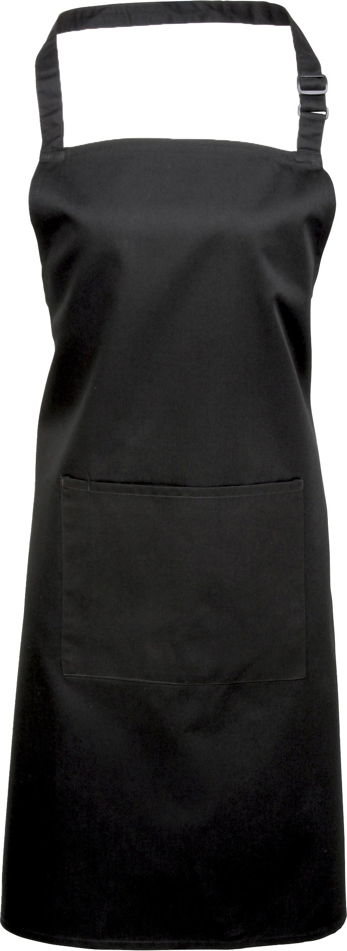 Premier Ladies/Womens Colours Bip Schürze mit Tasche (2er-Pack) (Schwarz)