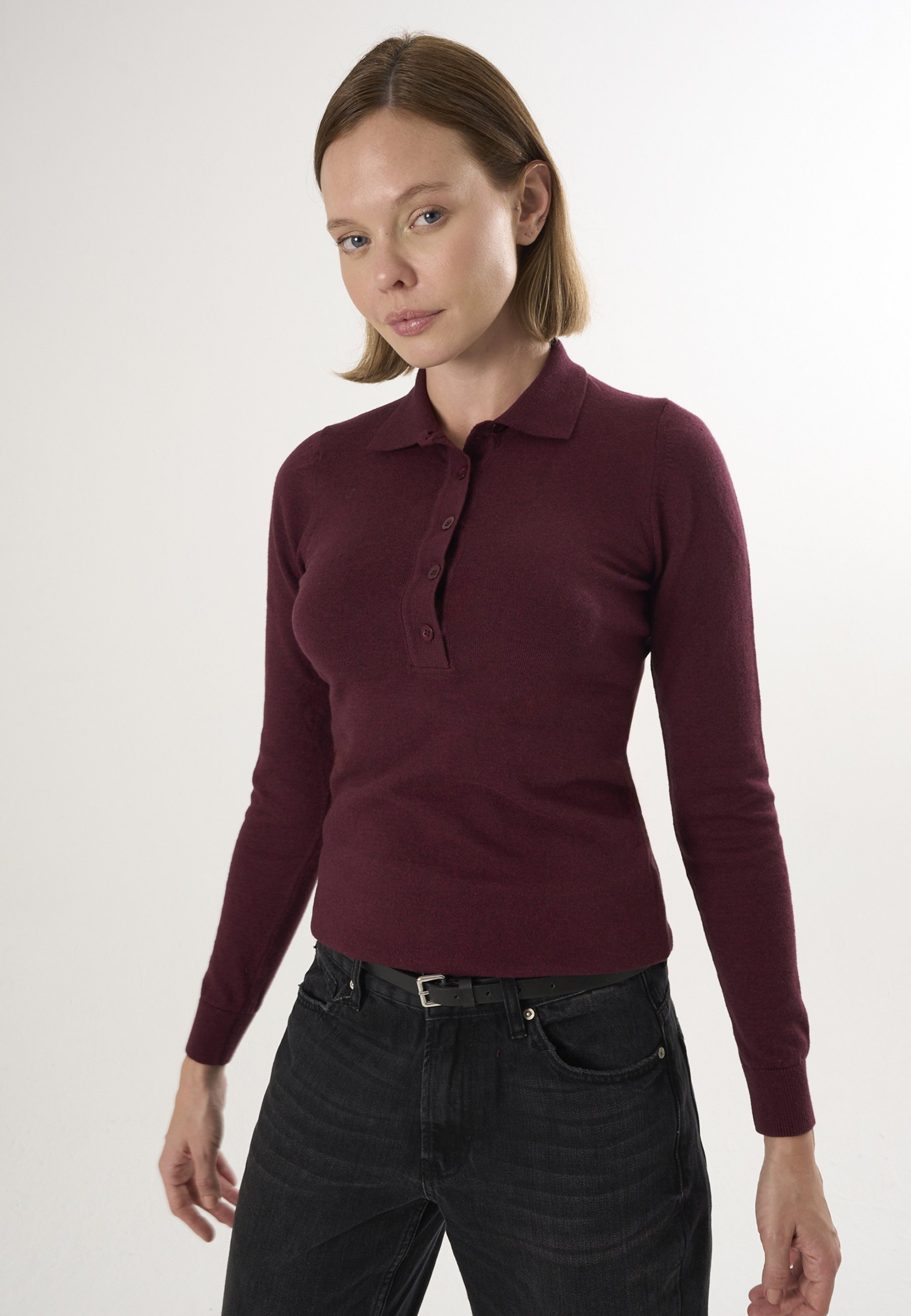 Pullover Pullover Mit Rollkragen Und Knöpfen